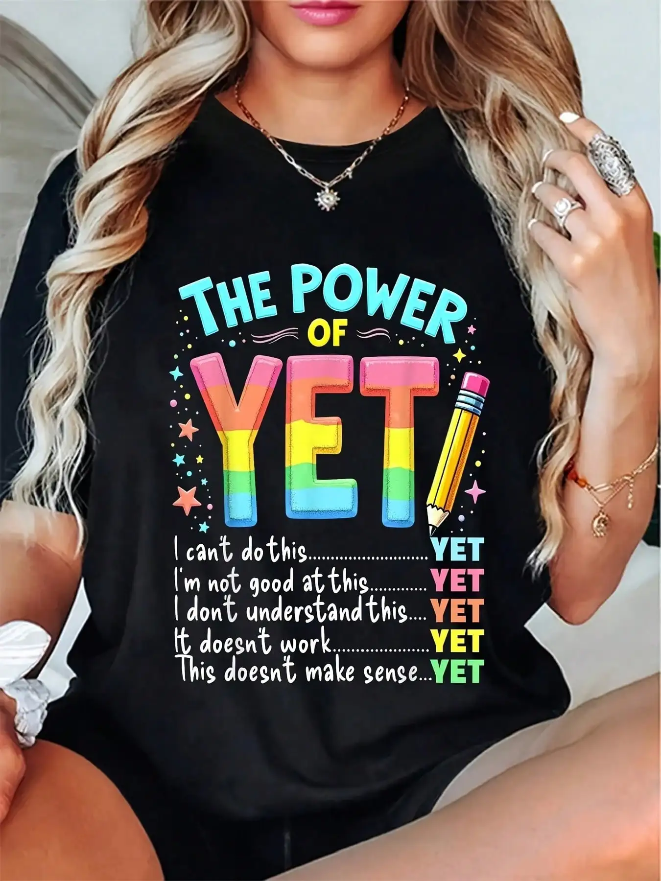 The Power Comes From Kind Teachers Growth Mindset Motivation T Shirt