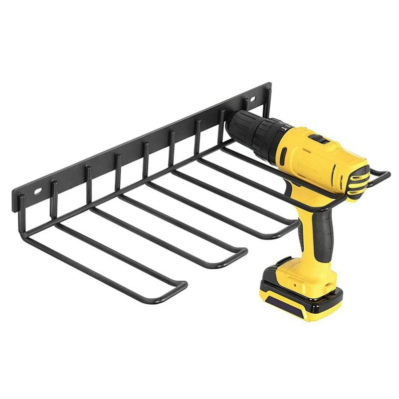 Wall-Mounted Tool Storage Rack Tool Rack Electric Drill Rack Wrench Tool Workshop Screwdriver Storage Rack