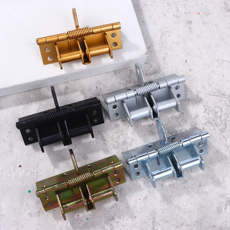 บานพับประตูอัตโนมัติแบบปิดเอง 1 ชิ้น - สปริงปิดประตูอเนกประสงค์แบบถอดได้ อุปกรณ์เสริมสำหรับจัดตำแหน่งฮาร์ดแวร์เฟอร์นิเจอร์