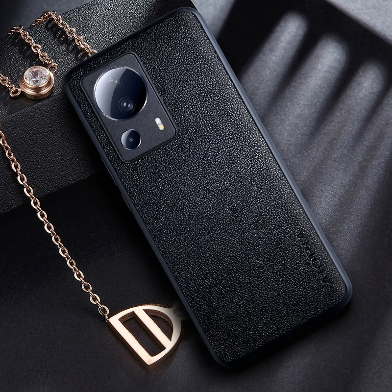 Case for Xiaomi 13 Lite Civi 2 funda Vintage luxury solid color PU leather phone cover funda for Xiaomi mi 13 lite case capa