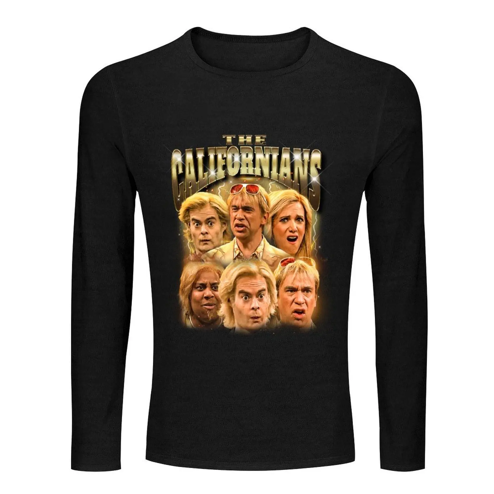 The Californians - 90's تصميم غير شرعي تي شيرت طويل أنيمي مخصص تي شيرت kawaii الملابس الملابس الجمالية الرجال تي شيرت