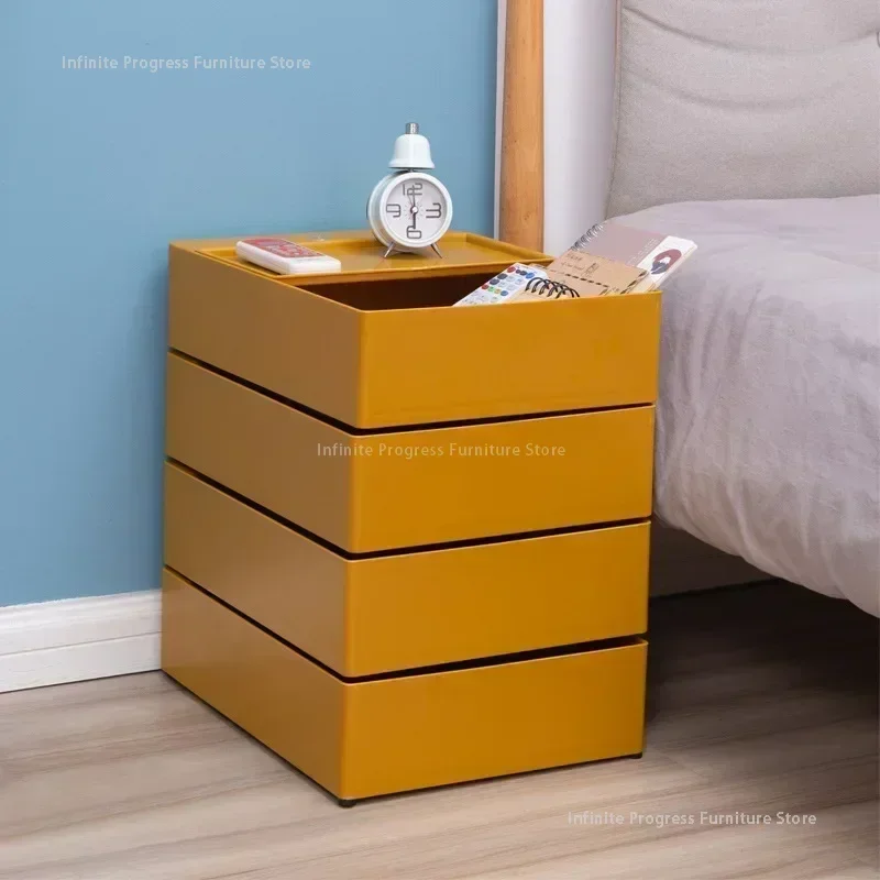 الشمال 360 الدورية غرفة نوم المنقولة منضدة بسيطة Ins نمط مكتب خزانة تخزين مستحضرات التجميل خزانة جانبية أثاث المنزل #3