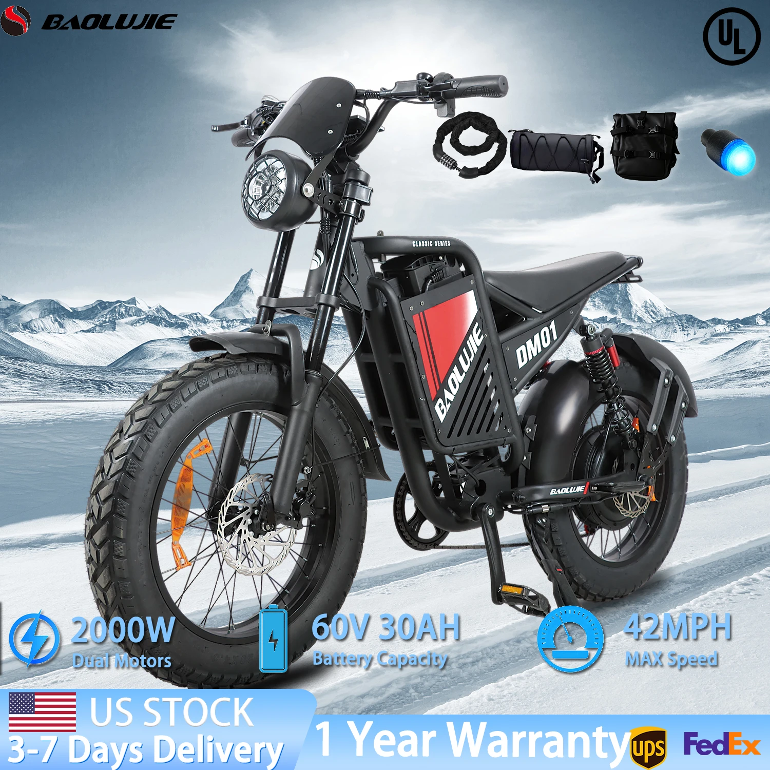 Bicicleta elétrica e-bike adulto para motocicleta elétrica 60v 30ah bateria velocidade máxima 42 mph bicicleta elétrica 20 Polegada pneu gordo fora de estrada