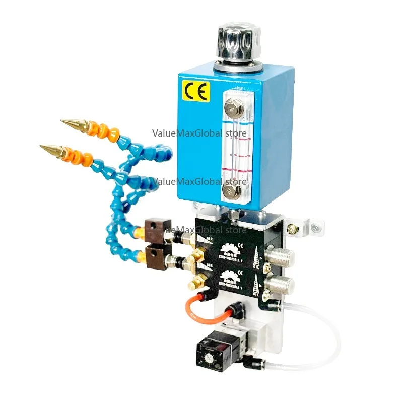 Minimum Quantity Lubrication MQL Near Dry Machining NDM Cooling Pump Coolant Sprayer for Engraving Router Metal Cutting