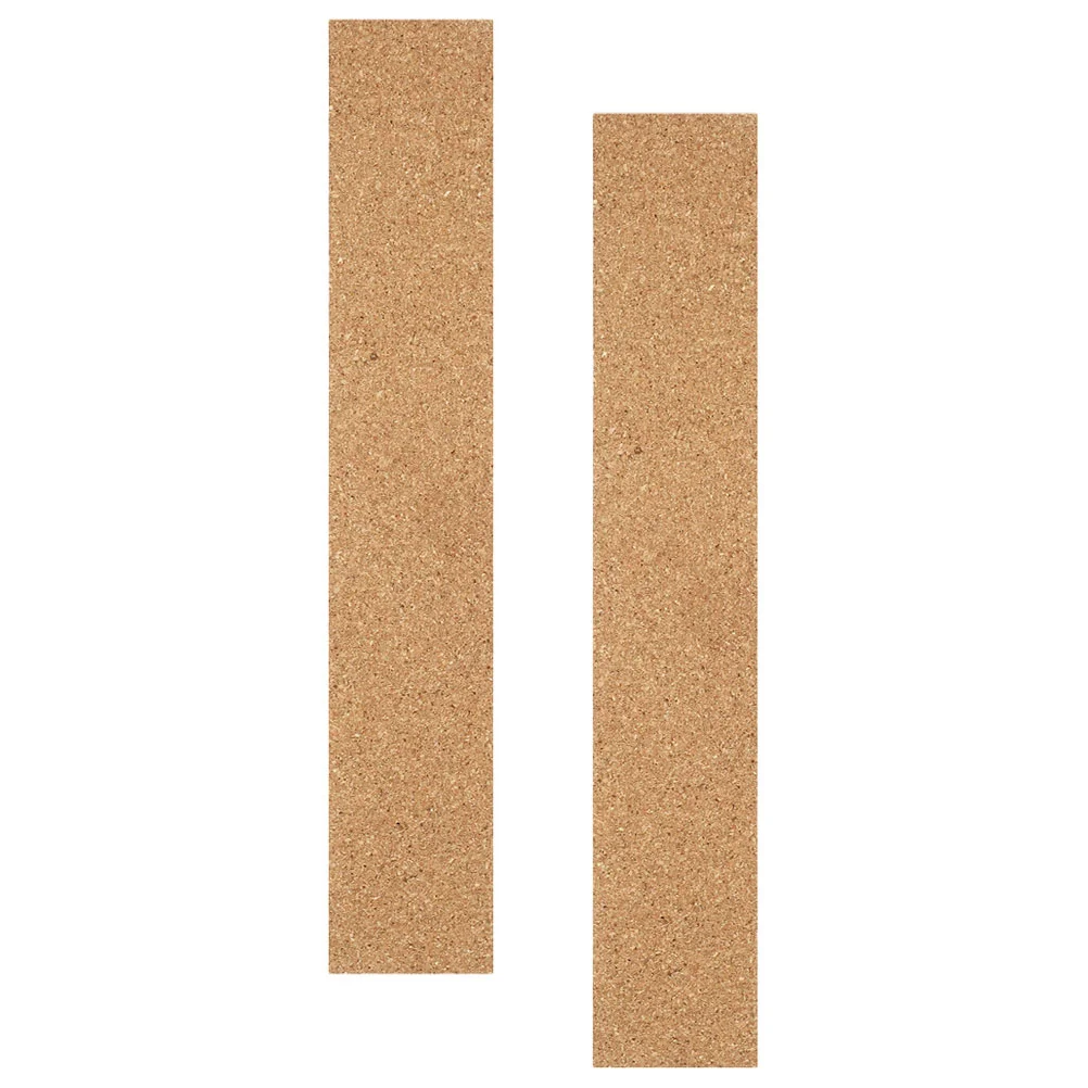 3 Pcs Cork Strips Natural Frameless Needle Plate Office Accessory Memo Board Bulletin Bar