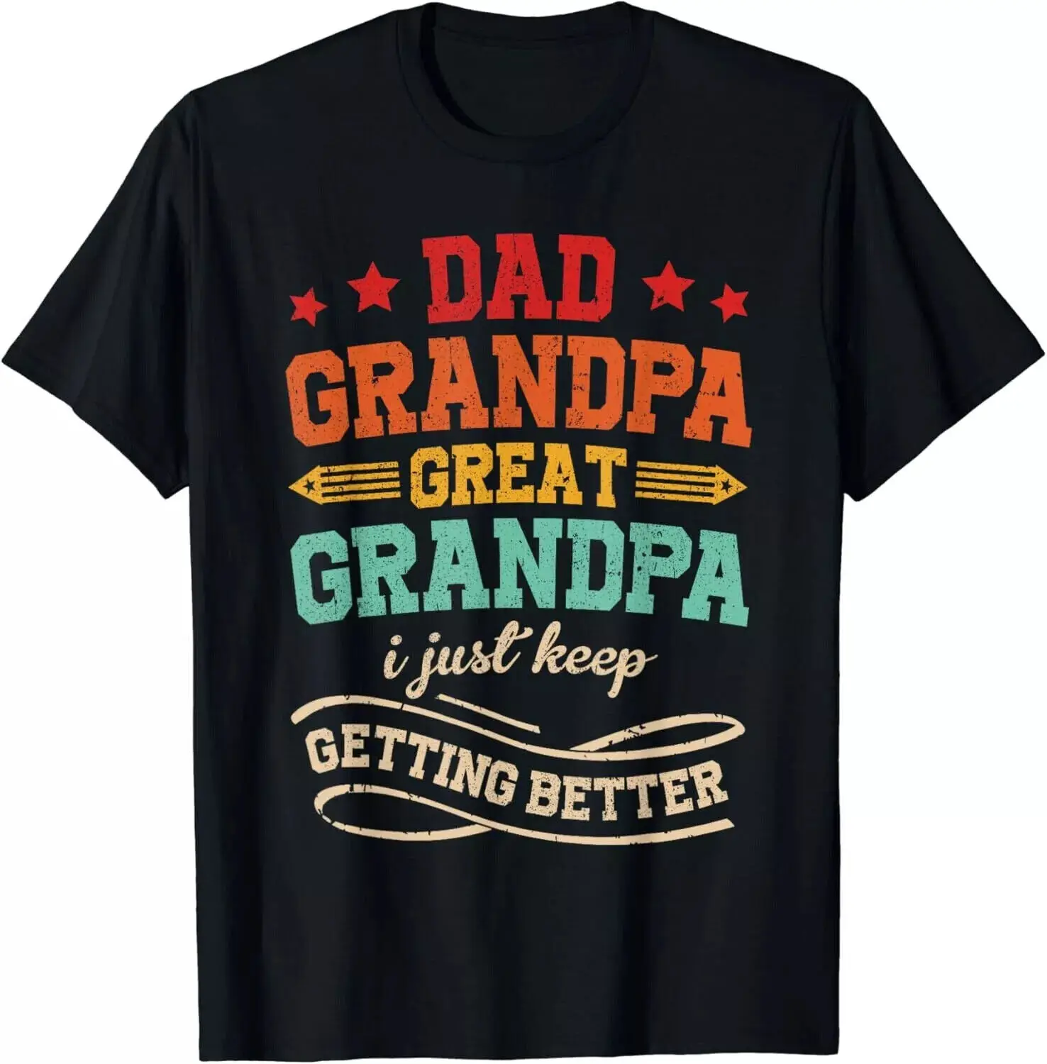 Funny Vintage Great Grandpa for Fathers Day Dad Papa Grandpa Gift Unisex T-Shirt