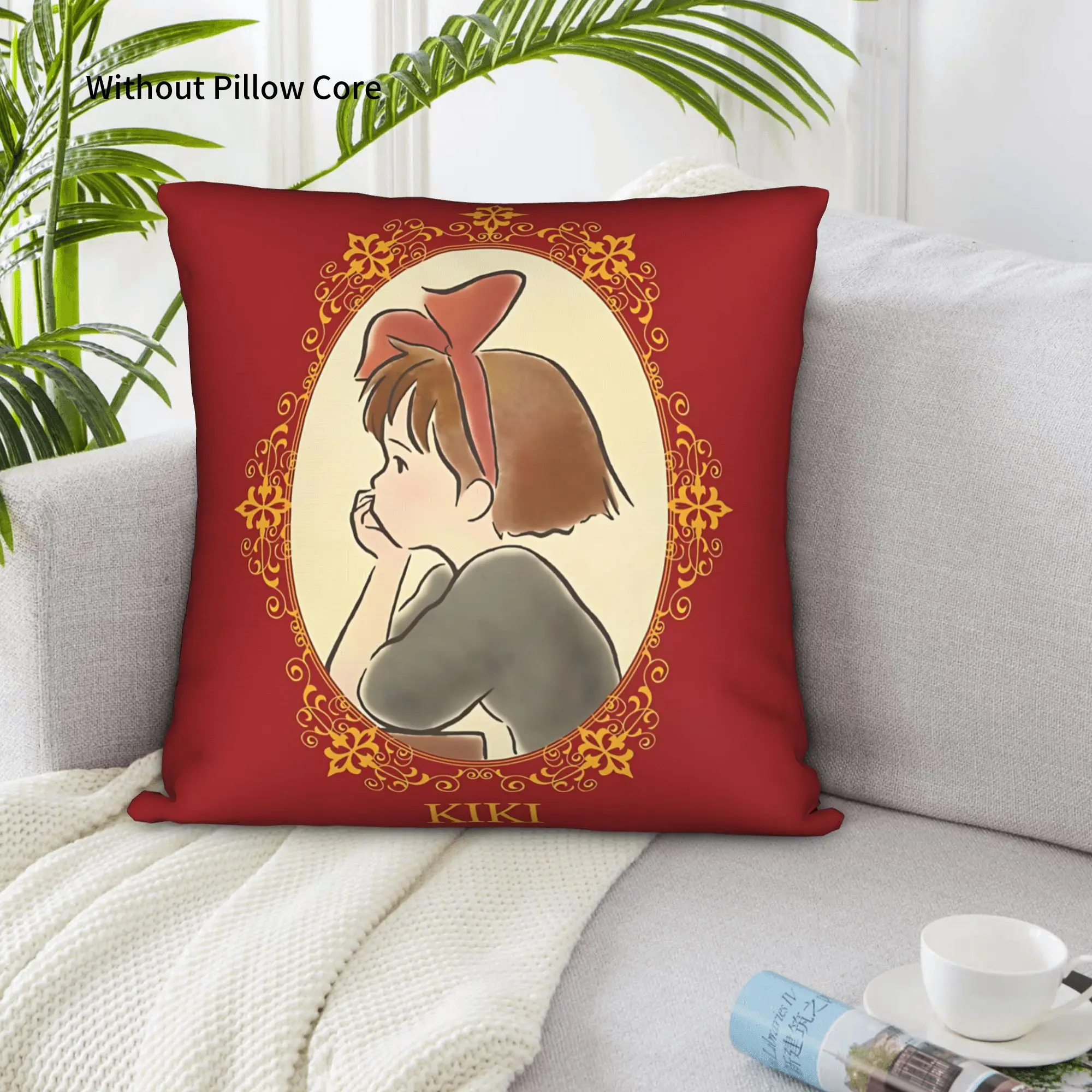1PC Anime Kikis Delivery Services Pillow Case Home Decor Items Double-Sided Printing  Sofa Cushion Bedroom Bedside Pillow