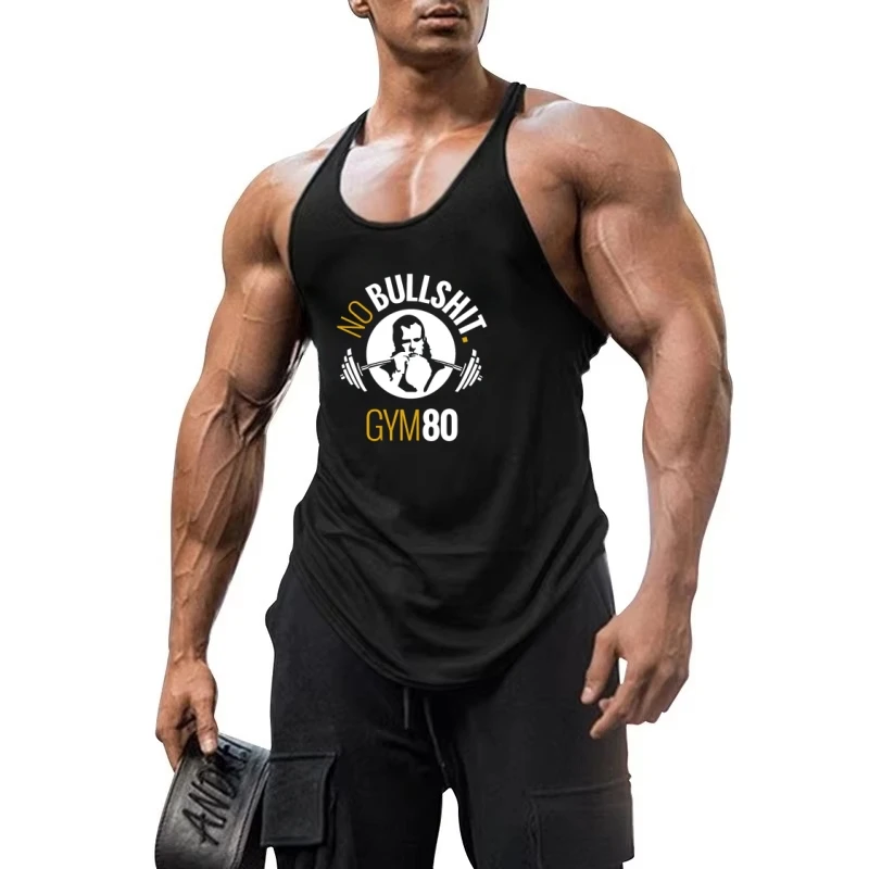 

Мужской жилет для фитнеса, узкие бретели для тренировки мышц в тренажерном зале, дышащая ткань для летних и осенних тренировок