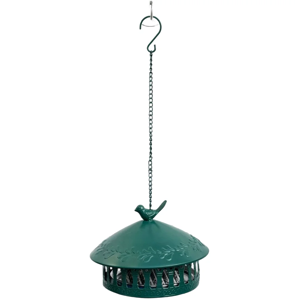 Coil Holder with Lid for Outdoor Burning Camping Garden Yard Use Metal Build Baked Enamel Finish Tripod Base Stability