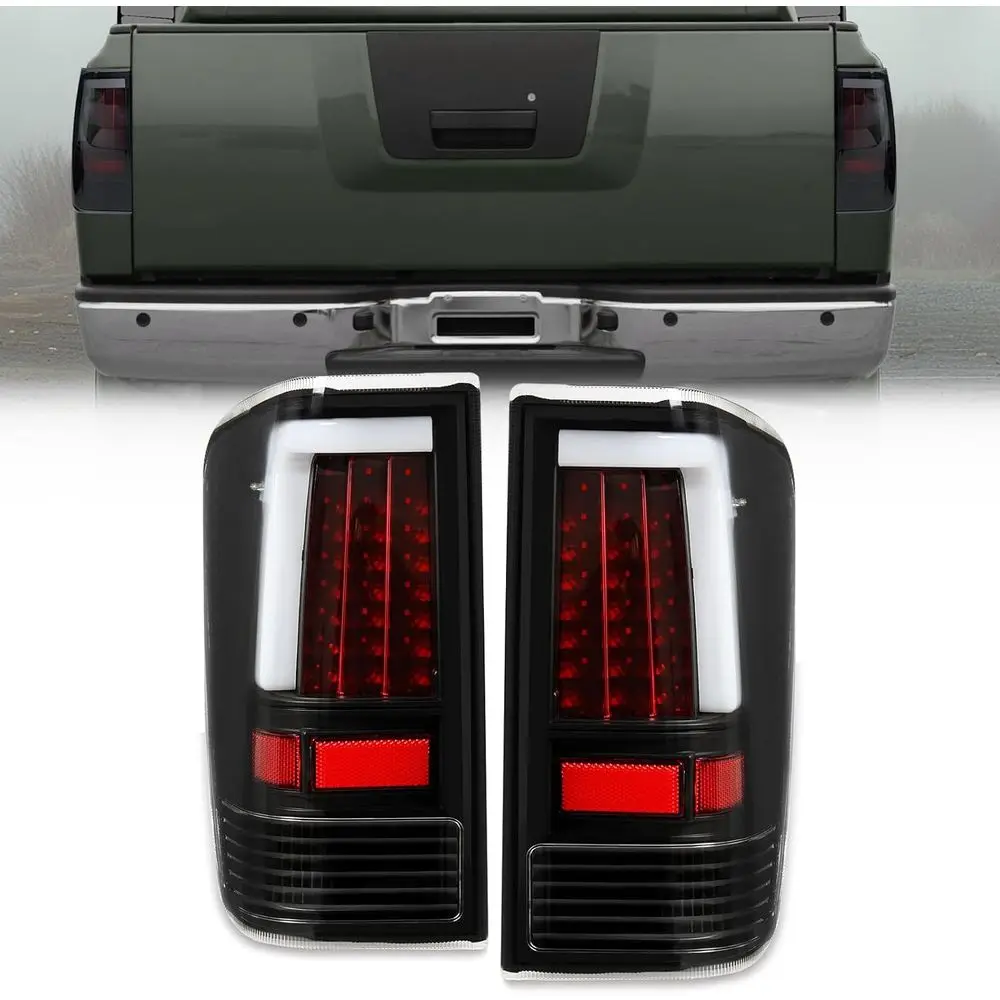 

Светодиодные задние фонари, совместимые с Nissan Titan 2004-2015, светодиодные трубчатые задние фонари, стоп-сигналы, указатели поворота, комплект.