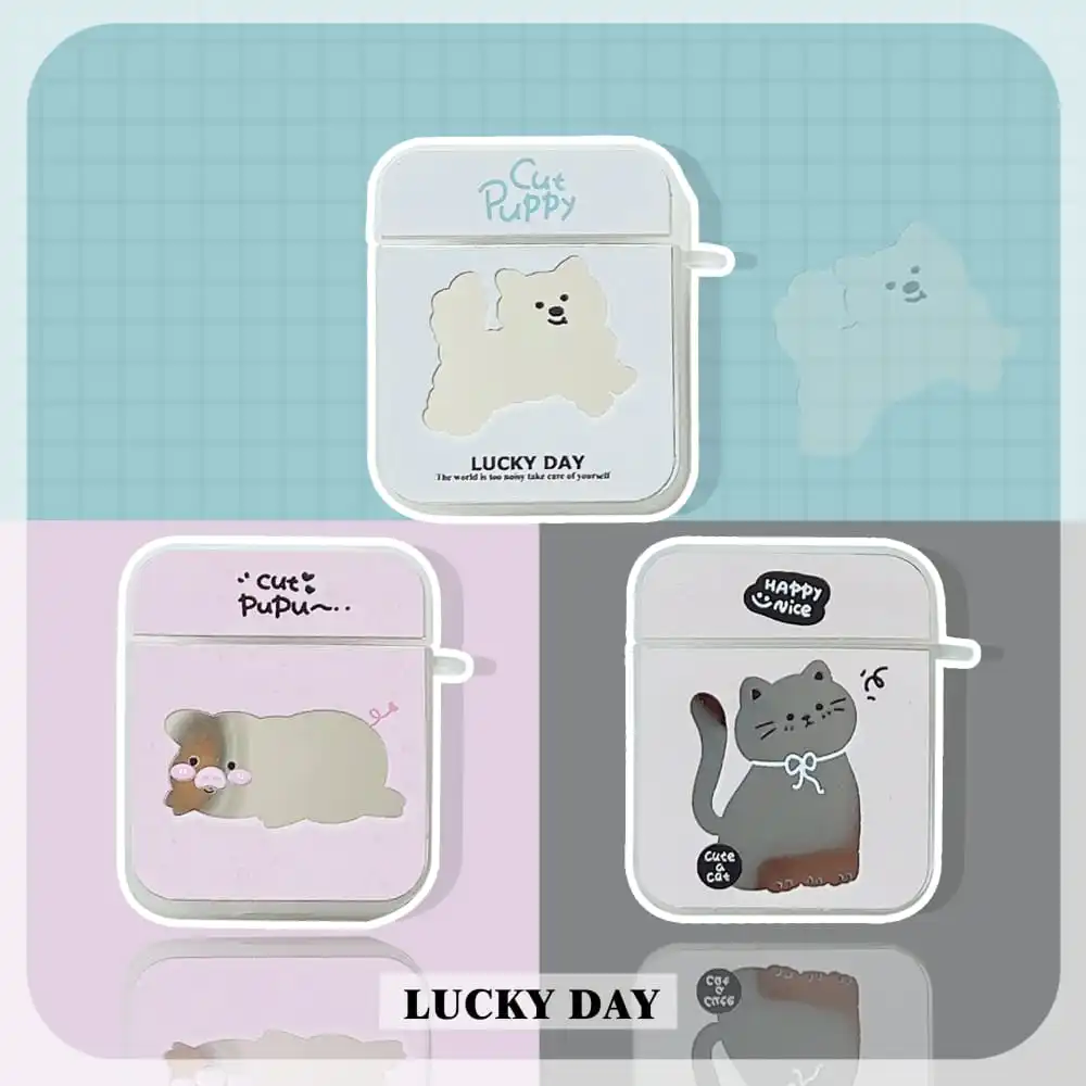 เคสลายการ์ตูนน่ารักรูปหมูแมวสำหรับ airpods 1 2 3rd หูฟังบลูทูธป้องกันสำหรับ airpods Pro ฝาครอบกล่องชาร์จ2rd