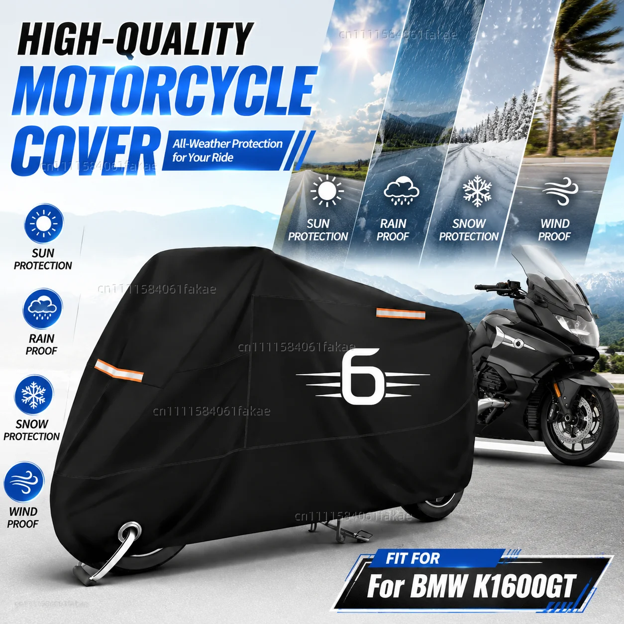 Motorcycle Cover Waterproof Outdoor All Season Dustproof UV Protective Moto Scooter Rain Cover For K 1600 Gt Gtl Exclusive