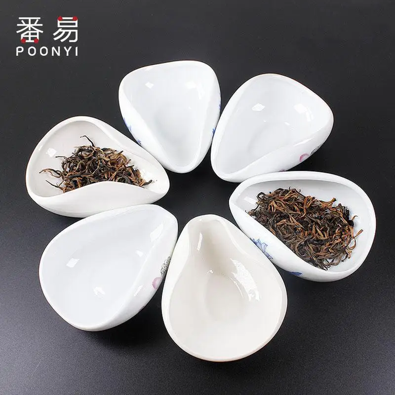 Chahe A1-White Porcelain Tea Appreciation Zen Ceramic Japane