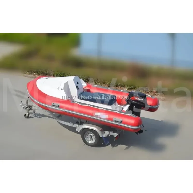 محرك CE 3 أشخاص قارب Jetski أحمر قابل للنفخ للبيع في الولايات المتحدة الأمريكية