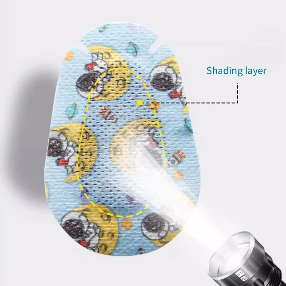 لينة 60 قطعة/المجموعة الطفل الحول العين التدريب اييشادي العظام تصحيح العين بقع الأطفال كسول EyeMask