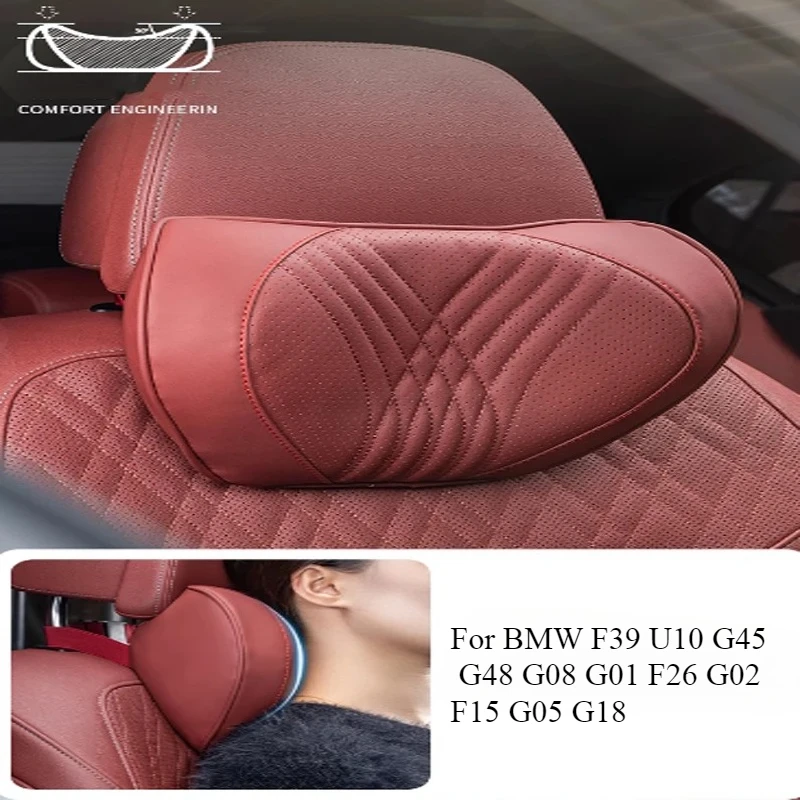 

Для BMW F39 U10 G45 G48 G05 F15 F26 F02 Подушка для подголовника, мягкая хлопковая подушка с эффектом памяти, эффективная поддержка, аксессуар для интерьера