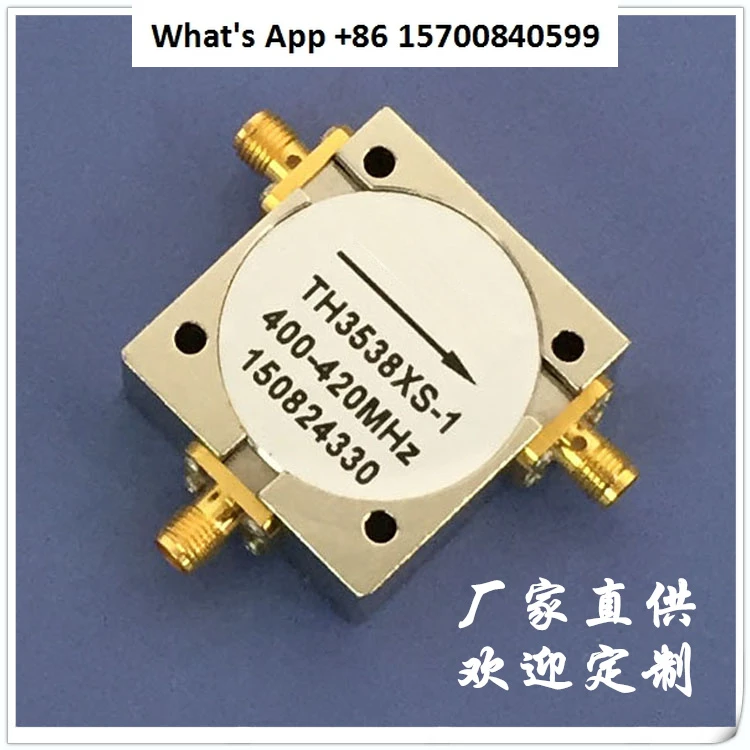 

For TH3538 series UHF RF coaxial circulator frequency 400-1850MHz optional direct supply