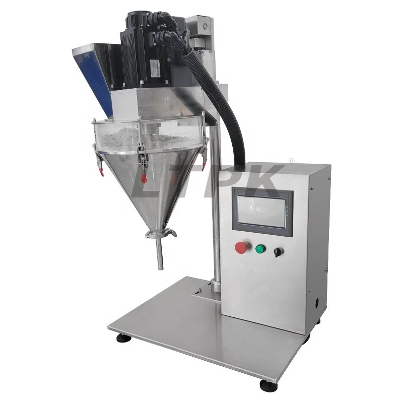 

Semi Automatic Coffee Flour Chilli Detergent Milk Powder Filler Auger Screw Dry Powder Filling Machine