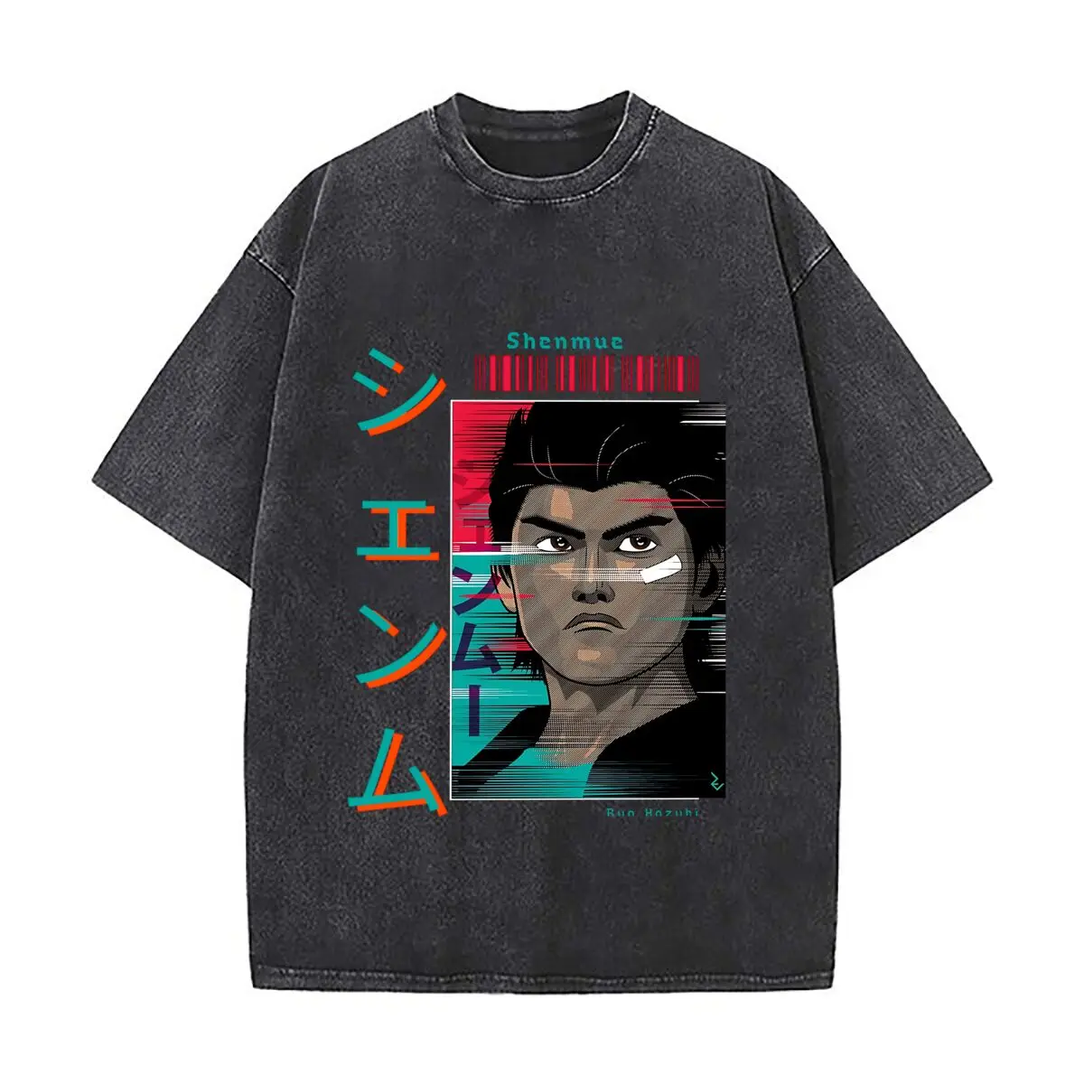 

Shenmue Anime Gaming - Inspired, Classic Series Character Art Design Vintage Tee Relaxed Fit Short Sleeve Casual Tshirts