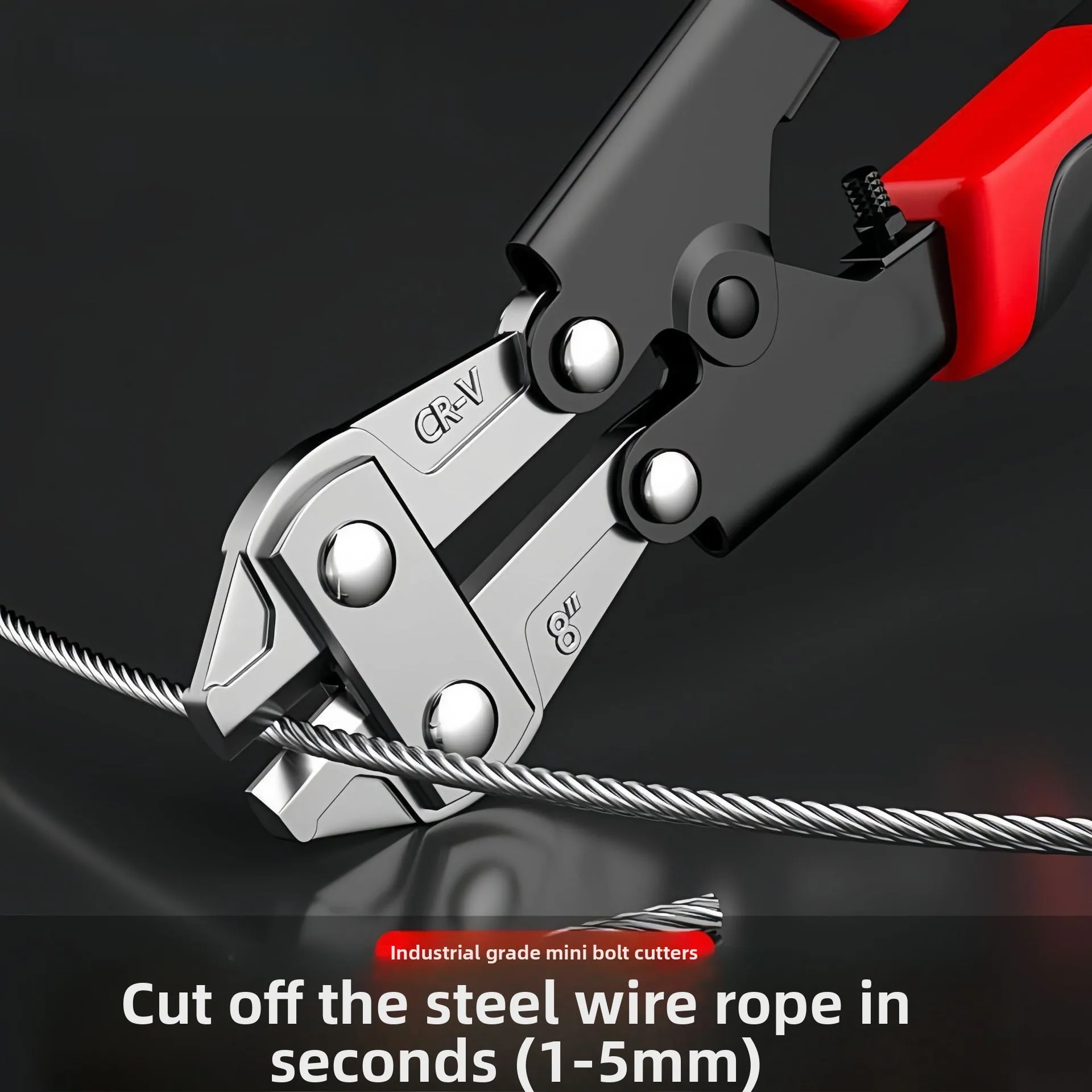 Bolt Cutter Heavy Duty Wire Rope Chain Pliers Labor Saving for Nails Rebar Lock Cutting