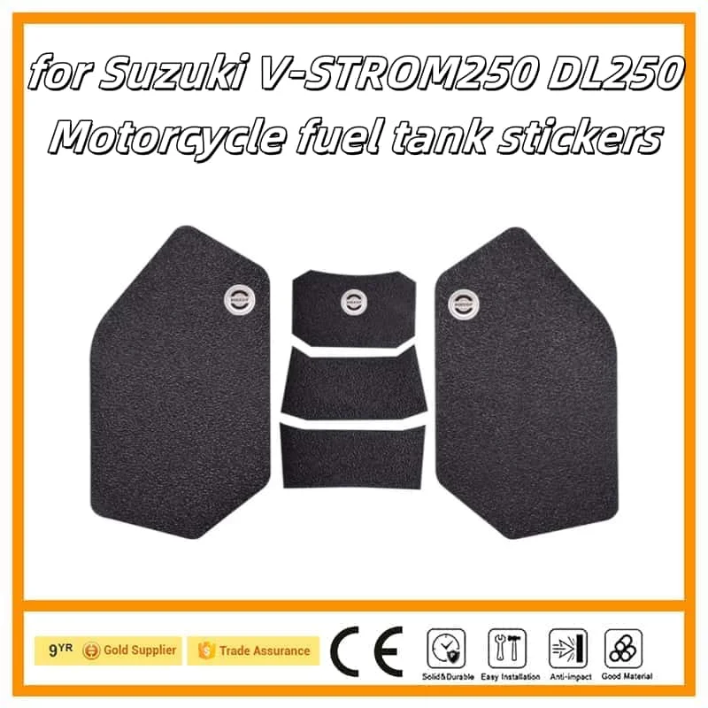 

Motorcycle Sticker Tank Non Slip Tank Traction Side Pad Protective Decal for Suzuki V-STROM250 DL250 2017-2020