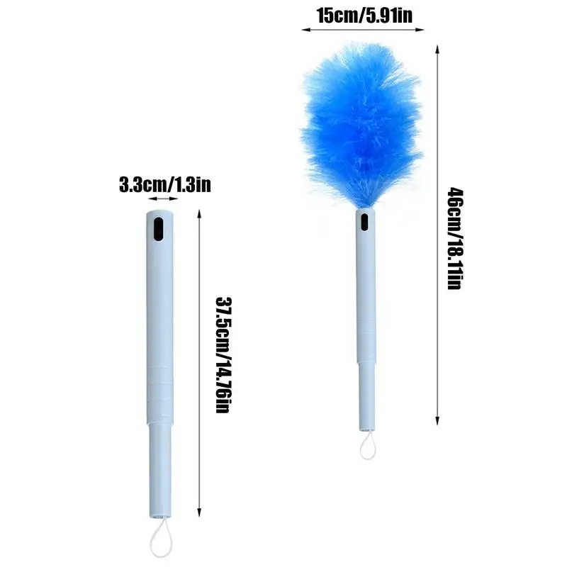 Rotating Spin Cleaner Duster 360 Spin Electric Duster Rechargeable Feather Duster With Touch Button Cleaning Accessories For