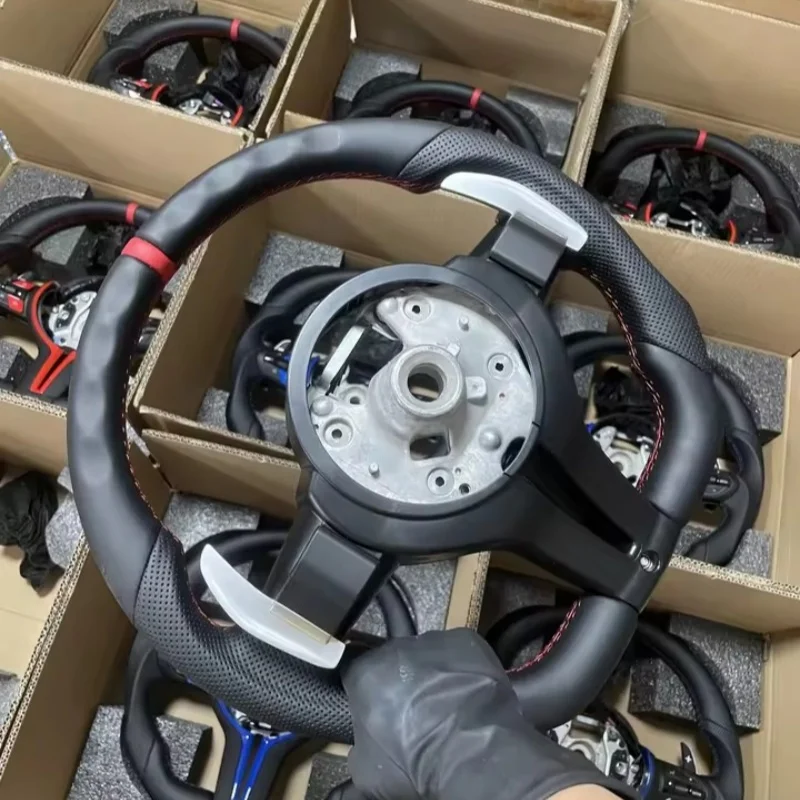 Customized Microfiber Leather Car Steering Wheel For BMW F10 F20 F30 F80 E90 E91 E70 E71 M3 M5 M Sports M1 M2 Steering Wheel