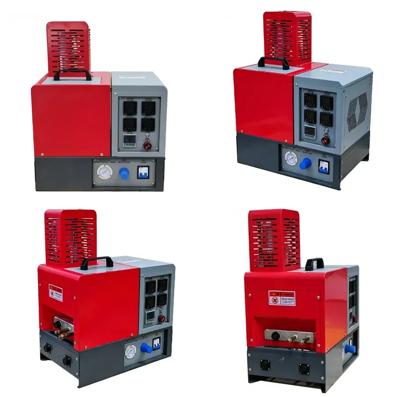 High Viscosity 12000CPS Hot Melt Adhesive Applier Dual Tube Safety Gun System for Small and Medium Enterprise Factories