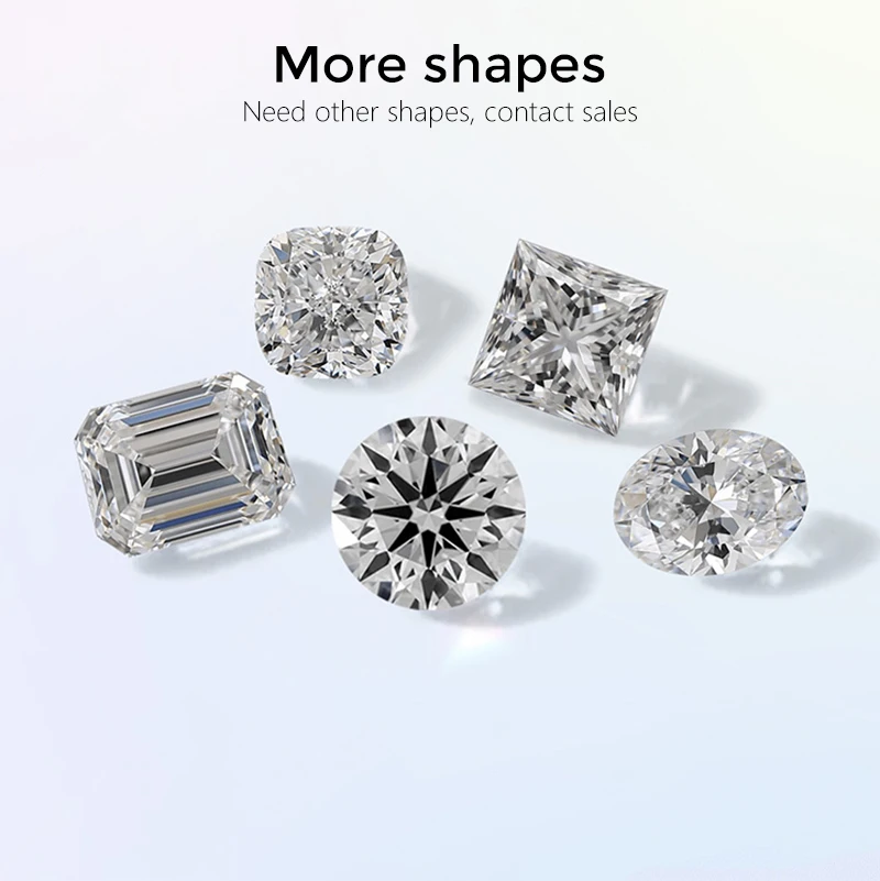 IGI GIA Lab Diamond VVS VS 0.5ct 1ct 3ct 5ct Loose Diamond Round Brilliant Cut 100% Real Lab Grown Diamond CVD HPHT