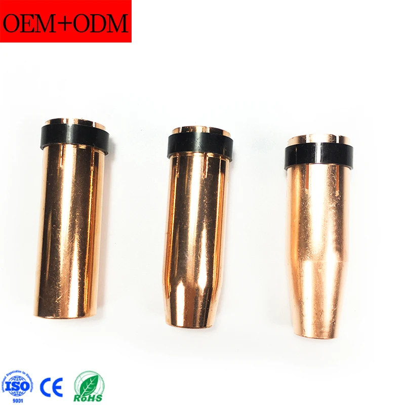 

10pcCNAWELD 501D Copper Nozzle Mig Welding Welder Torch Gun Spare Parts Gas Nozzle for Binzel Type