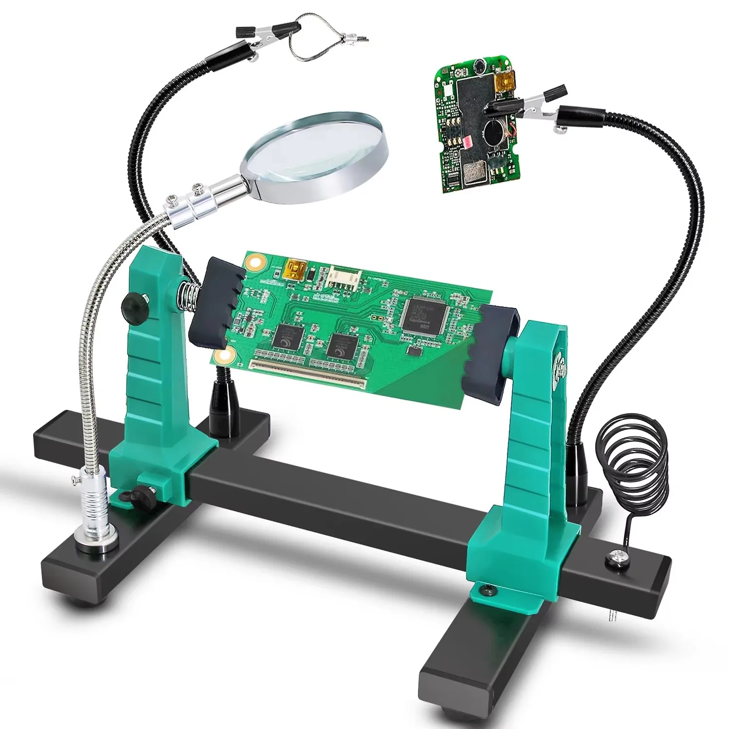 

Регулируемый держатель для печатных плат, вращающийся зажим для пайки и демонтажа, подставка-держатель для материнских плат