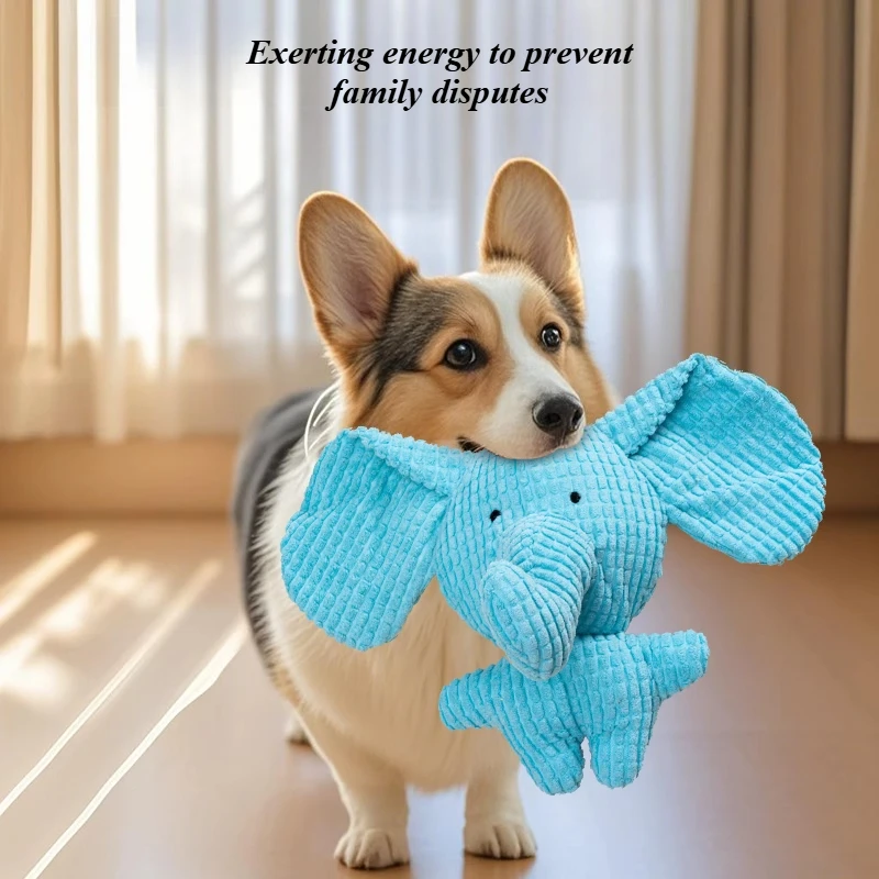 

New Plush Dog Toy for Small Medium Pets Funny Interactive Squeaky Toys Cow/Pig Shape Stuffed Dog Chew Toy Supplies