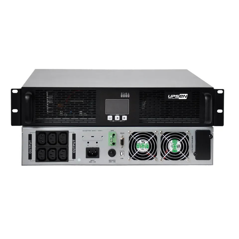 1kva 2kva 3kva 6kva 10kva Rack Mount high frequency Online UPS with RS232 uninterruptible power supply UPS