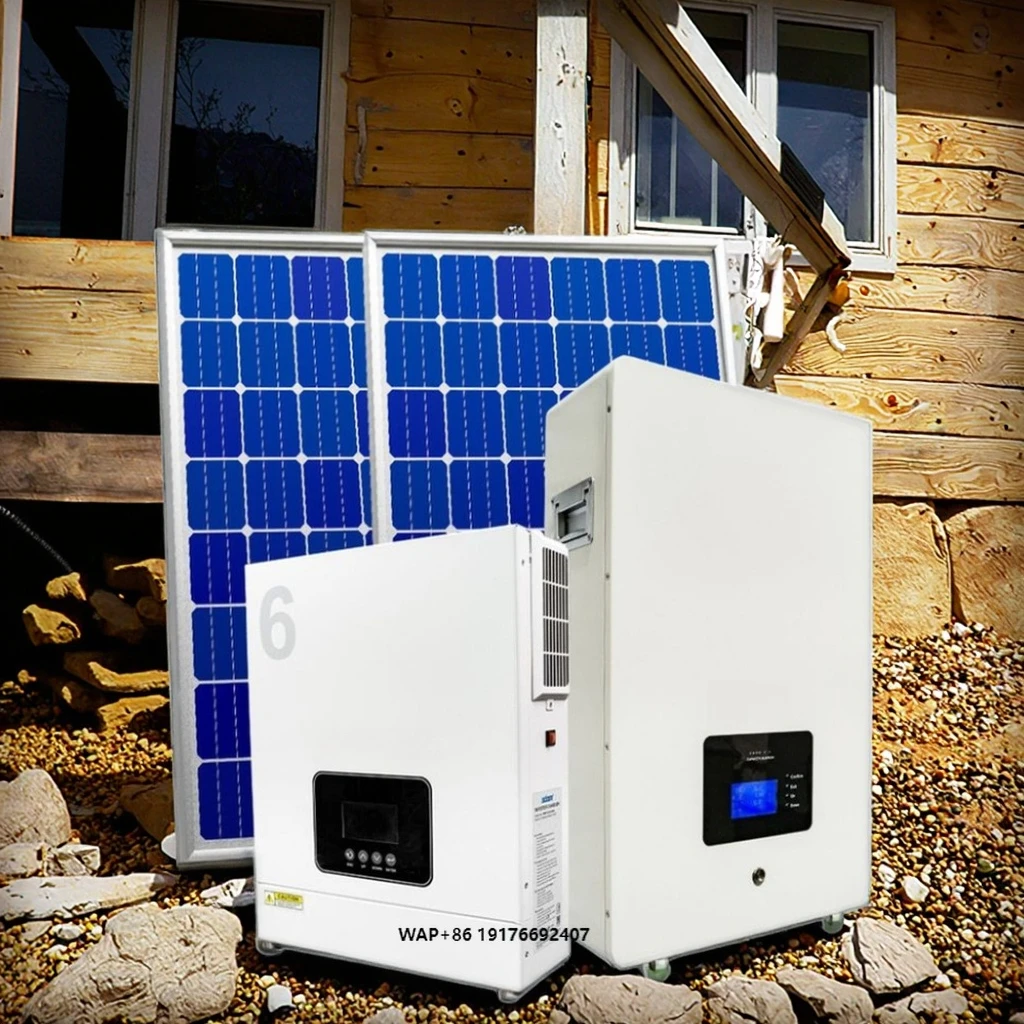 Complete 6.2kw 9kw 12kw Solar Mounting System with ’MPPT Controller Lithium Ion Battery Home Power off Grid Solar Energy Kits