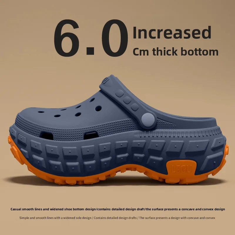 Men's driving breathable non-slip hole shoes summer new deodorant non-slip outer wear wear wear-resistant fishing beach sandals - view 2