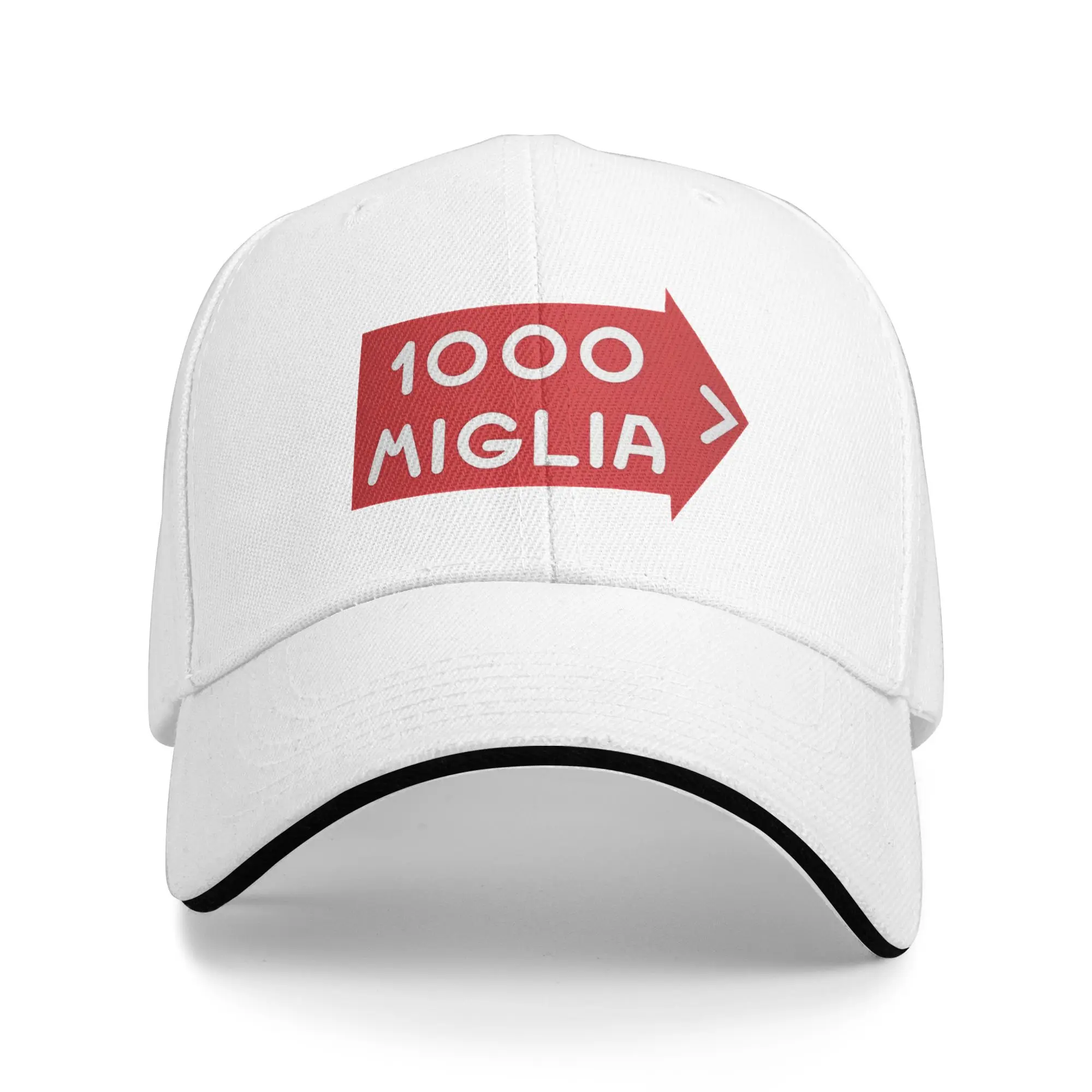 

1000 MIGLIA Race Racing Sandwich Hat Unisex ,Outdoor,Baseball Cap Hats Breathable Snapback Caps Fishing Hat Wholesale New Hats