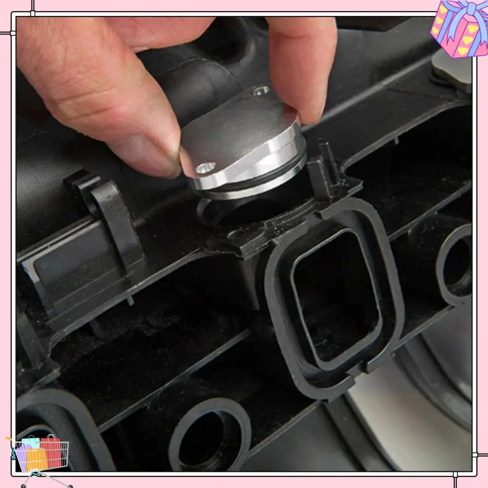 

A77T-6 X 33Mm Crude Oil Swirl Flap Blanks Replacement Bungs With Intake Manifold Gasket For -BMW E46 E60 E90 320D 330D 520D