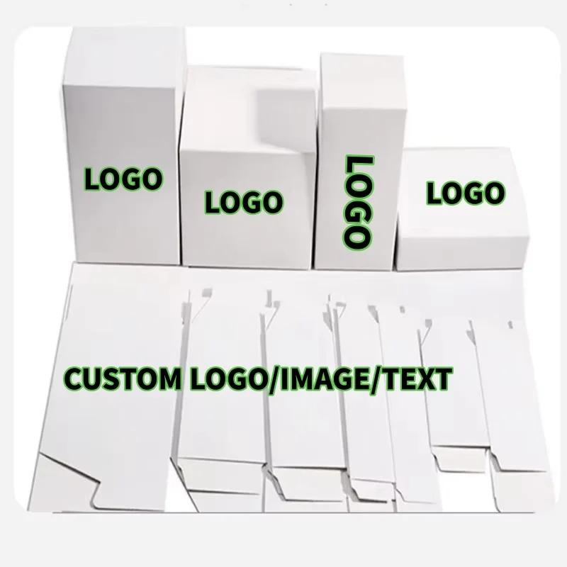 

100PCS White Paper Handmade Soap Box Cardboard DIY Hardware Jewelry Wedding Party X-mas Gift Candy Cosmetic Packaging Boxes