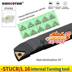 S20R-STUCR16 S25S-STUCR16 Internal Turning Tool Holder TCMT16 Inserts S20R-STUCL16 Lathe Bar CNC Cutting Tools Set
