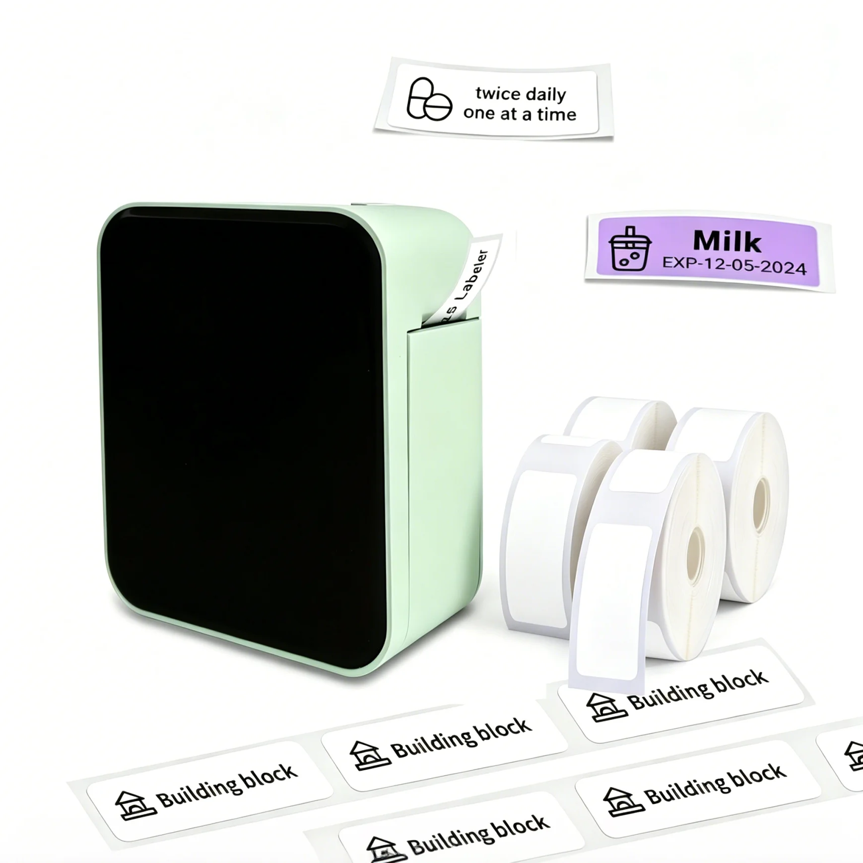 Marklife P15 Mini Wireless Thermal Printer Portable 203DPI High-Definition Label Printer for Office And Home Use Small Business