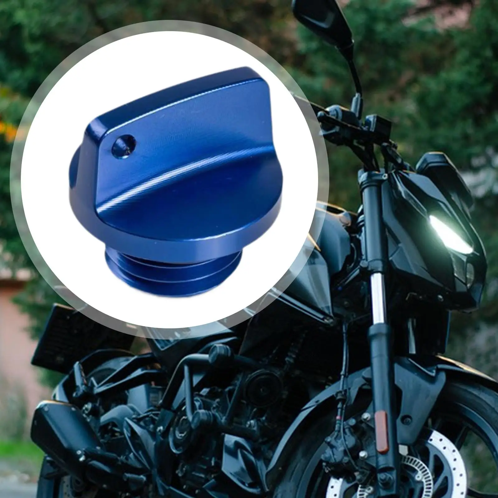 Motorcycle Engine Oil Cap CNC Aluminum Alloy Filler Plug with O Ring Pre Drilled Safety Wire Hole for Honda Yamaha Ducati