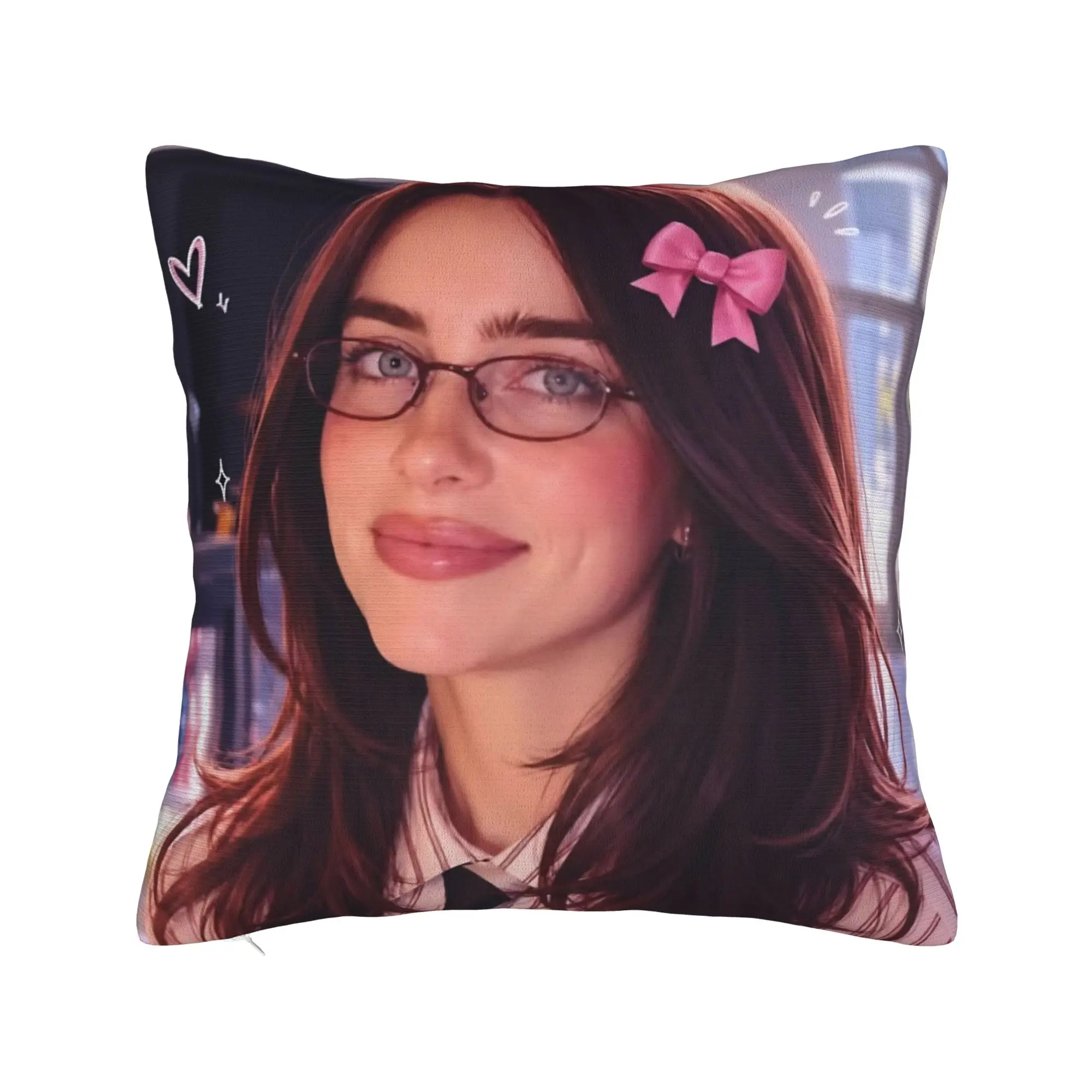 Popular Singer B-Billies Pillowcase Soft Polyester Cushion Cover Decorative  Pillow Case Cover Bed Drop Shipping 40*40cm
