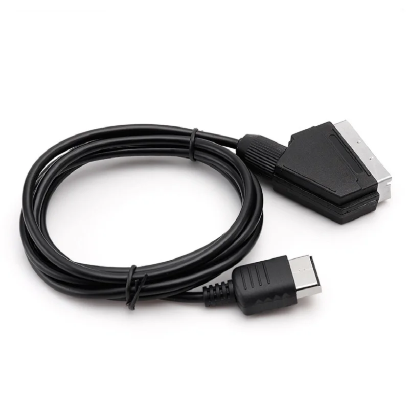1.8 متر/6ft VGA كابل الصوت من النوع RCA الحبل RGB سكارت كابل ل SEGA Dreamcast تيار مستمر RGB سكارت كابل ل SEGA Dreamcast تيار مستمر