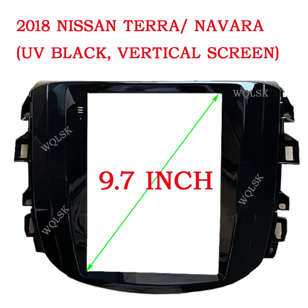 

9.7 inch 2 din Fasxia Car Audio Frame Car Radio Fascia,gps navigation fascia panel is suitable for 2018 NISSAN TERRA/ NAVARA