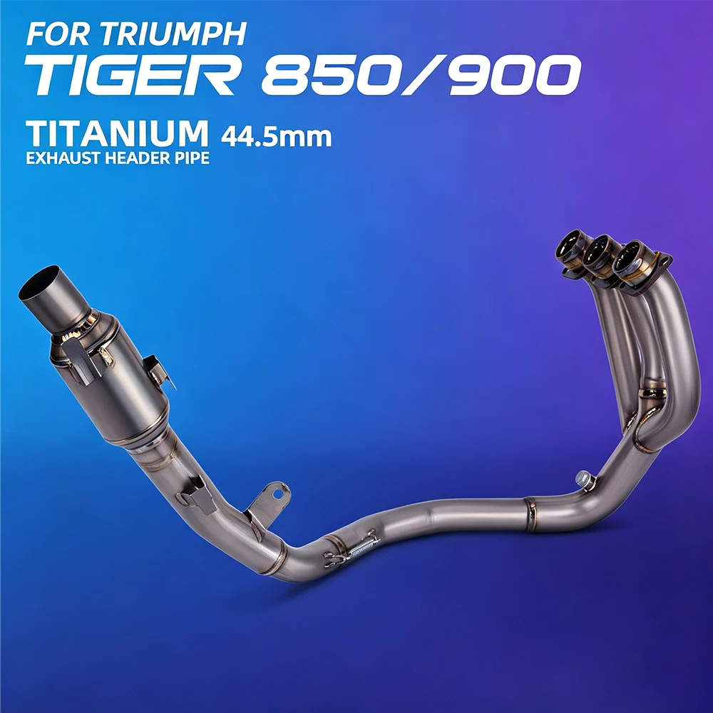Motorcycle Exhausts Pipe Kit For Triumph Tiger 850 Sport Tiger 900 GT Pro Rally Pro 2020-2023 Connect the original Moto muffler
