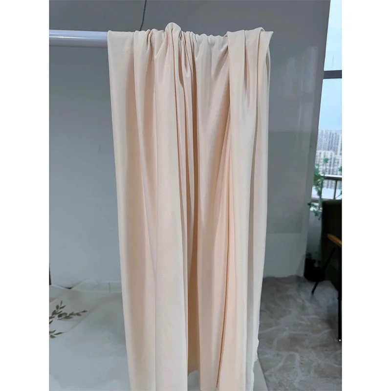 Wedding Backdrop Strech Polyester Curtain Fabric Drapery Valance for Wedding Decoration Archway Ceremony Party Decoration