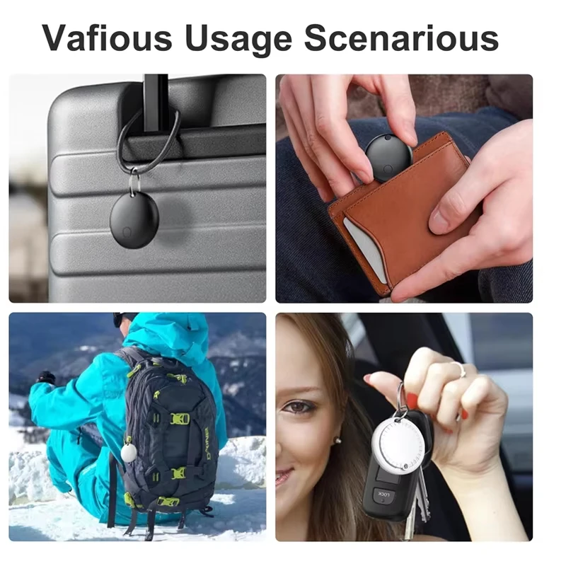 Mini GPS Tracker For Apple iOS System, Find My App Tag, Wallet Finder, Bike Bag Loss Tracker, Smart Bluetooth Locator - view 5
