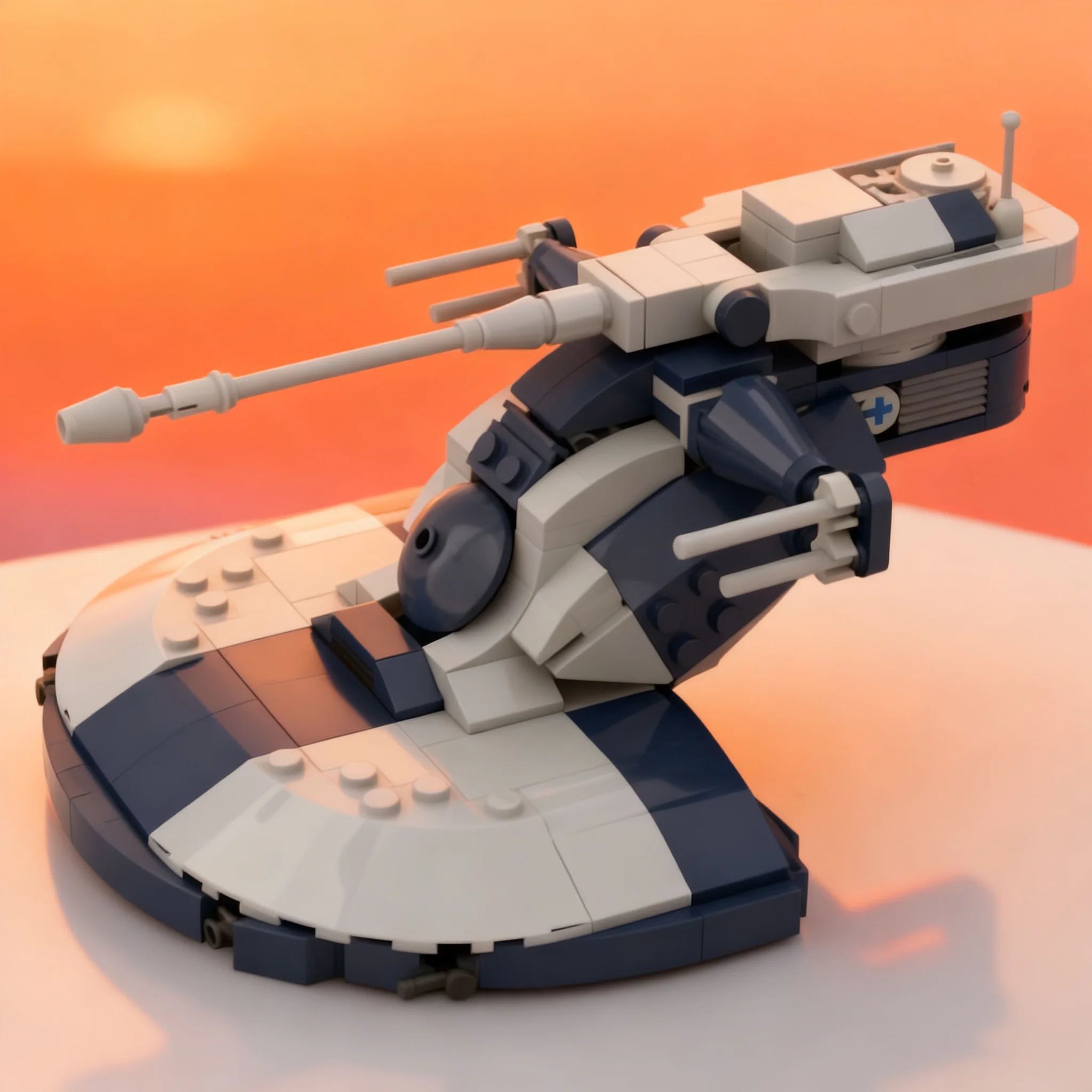 277pcs MOC Armored Assault Tank Mk I Star Battle Model Building Blocks Toys Art Craft 3D Collection Creative Display Assemble