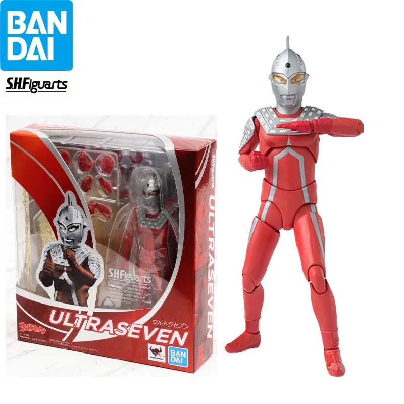

In Stock Bandai Spirits S.h.figuarts Ultraman Seven Powerful Original Genuine Anime Figure Model Toys Action Figures Collection