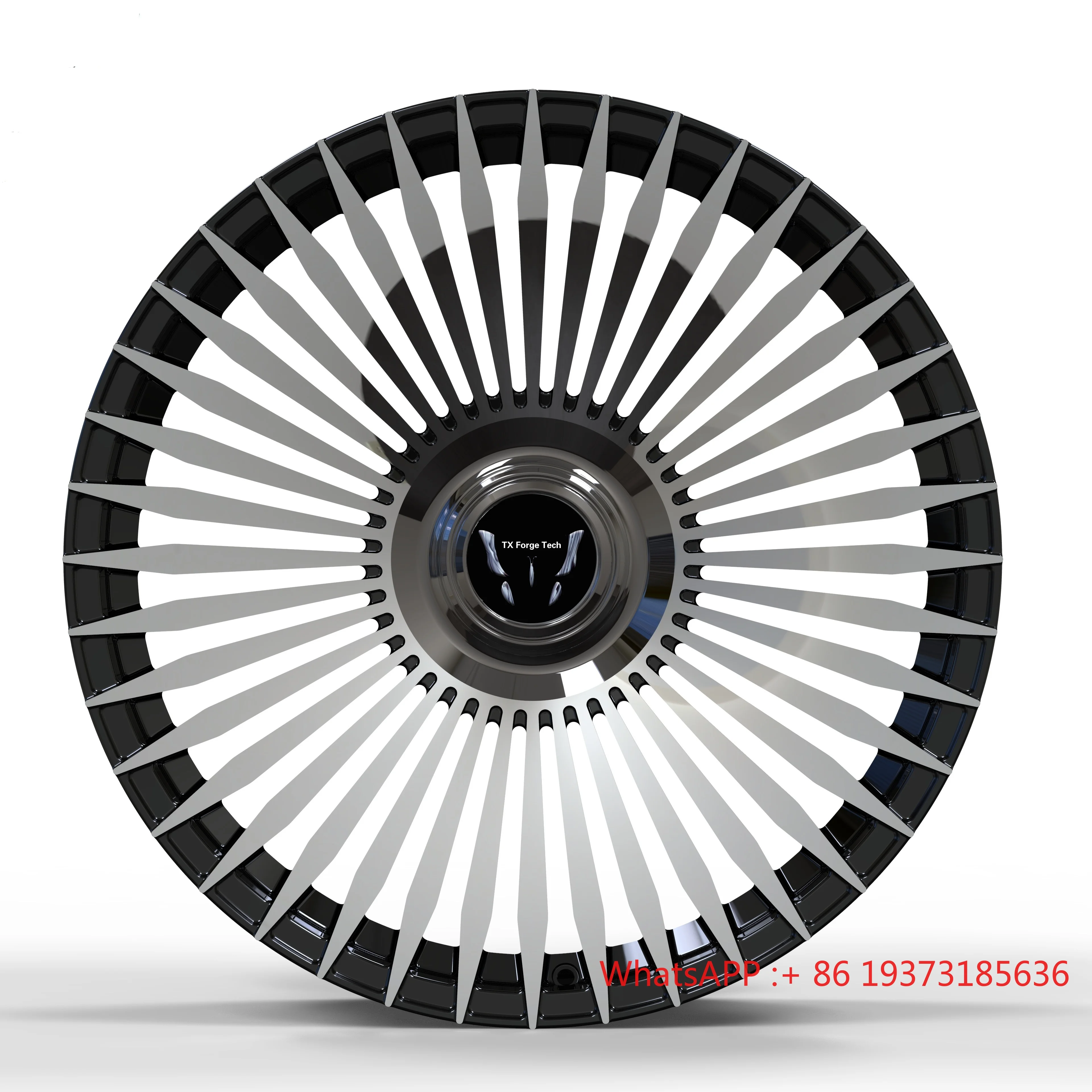 

High Quality New Forged Aluminium Alloy 20 21 Inch Black 40mm ET Passenger Car Wheels Hubs